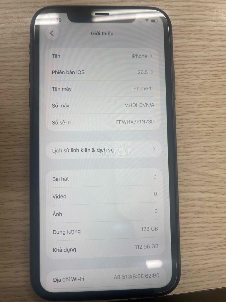 Apple iPhone 11 128GB Đen Đã sử dụng. Mua bán Điện thoại tại Huyện Hòa Vang Đà Nẵng được đăng bởi Hoang Nguyen hình 1