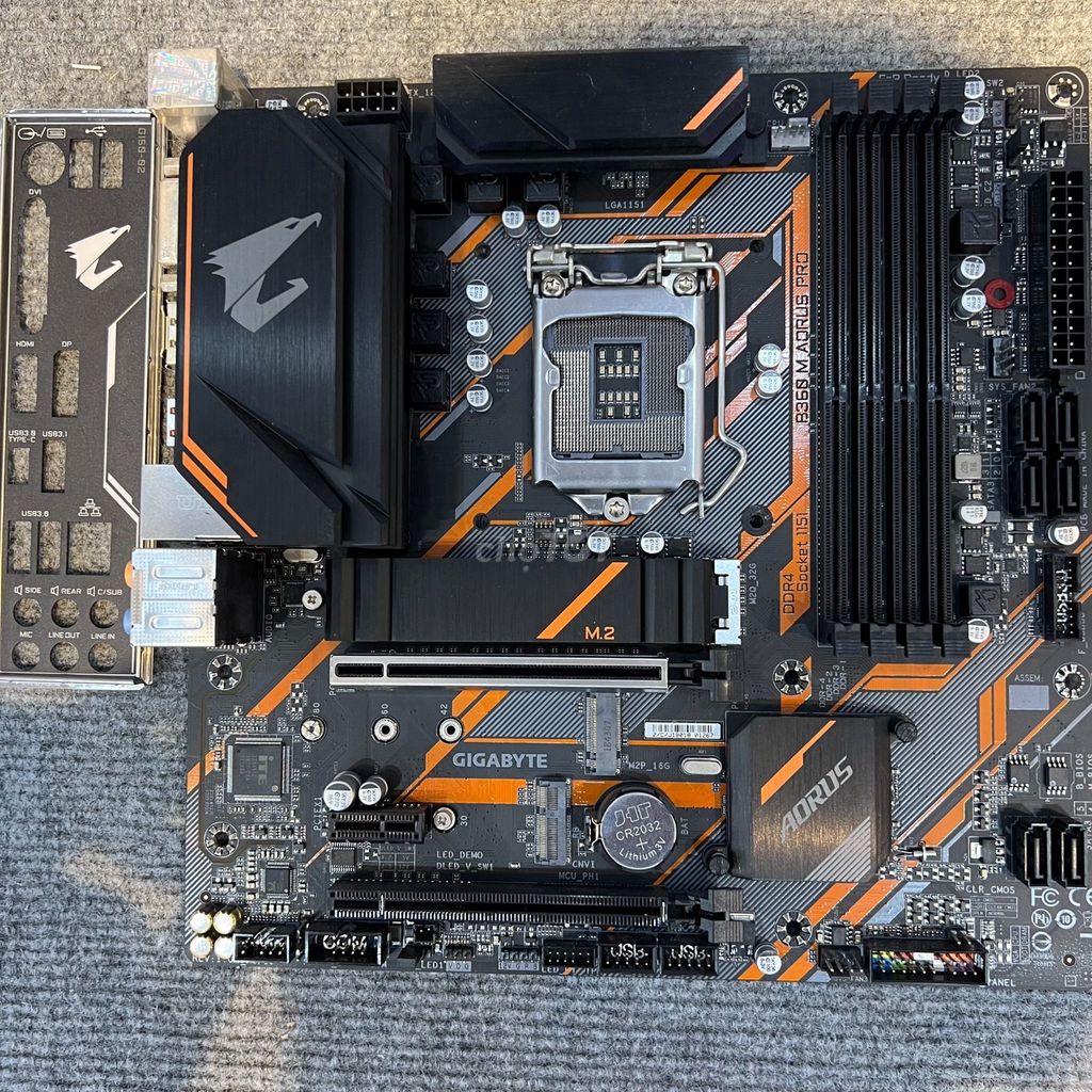 GAMING Aorus B360m 4 khe ram đủ fe