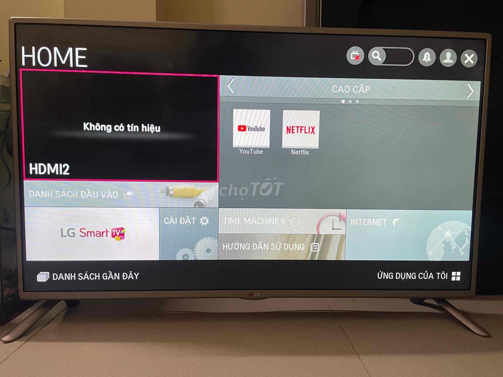 Tivi 42 inch LG Smart zin nhà dùng cần pass lại