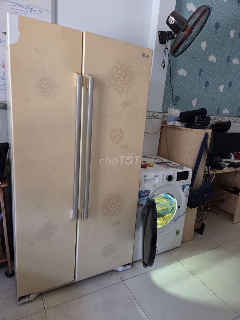 Tủ lạnh LG GR-B217CPC Vàng kem 537L. Mua bán Tủ lạnh tại Quận Bình Tân Tp Hồ Chí Minh được đăng bởi Lê Hoàng Thịnh hình 1