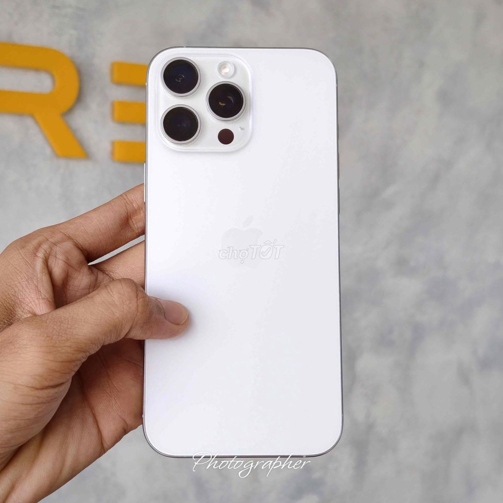 Apple iPhone 16 Pro Max 256GB Trắng Đã sử dụng. Mua bán Điện thoại tại Quận Bình Thạnh Tp Hồ Chí Minh được đăng bởi Nguyễn Đức Huy hình 1