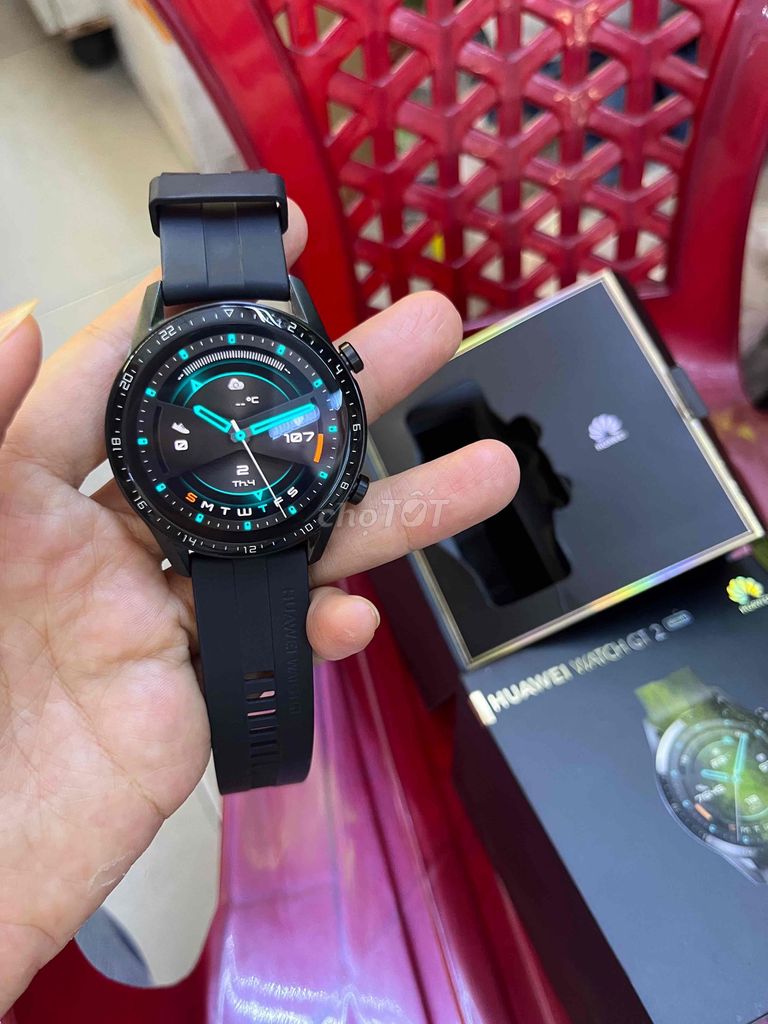 Huawei Watch GT 2 Đen 46mm. Mua bán Thiết bị đeo thông minh tại Quận 7 Tp Hồ Chí Minh được đăng bởi lan anh hình 1