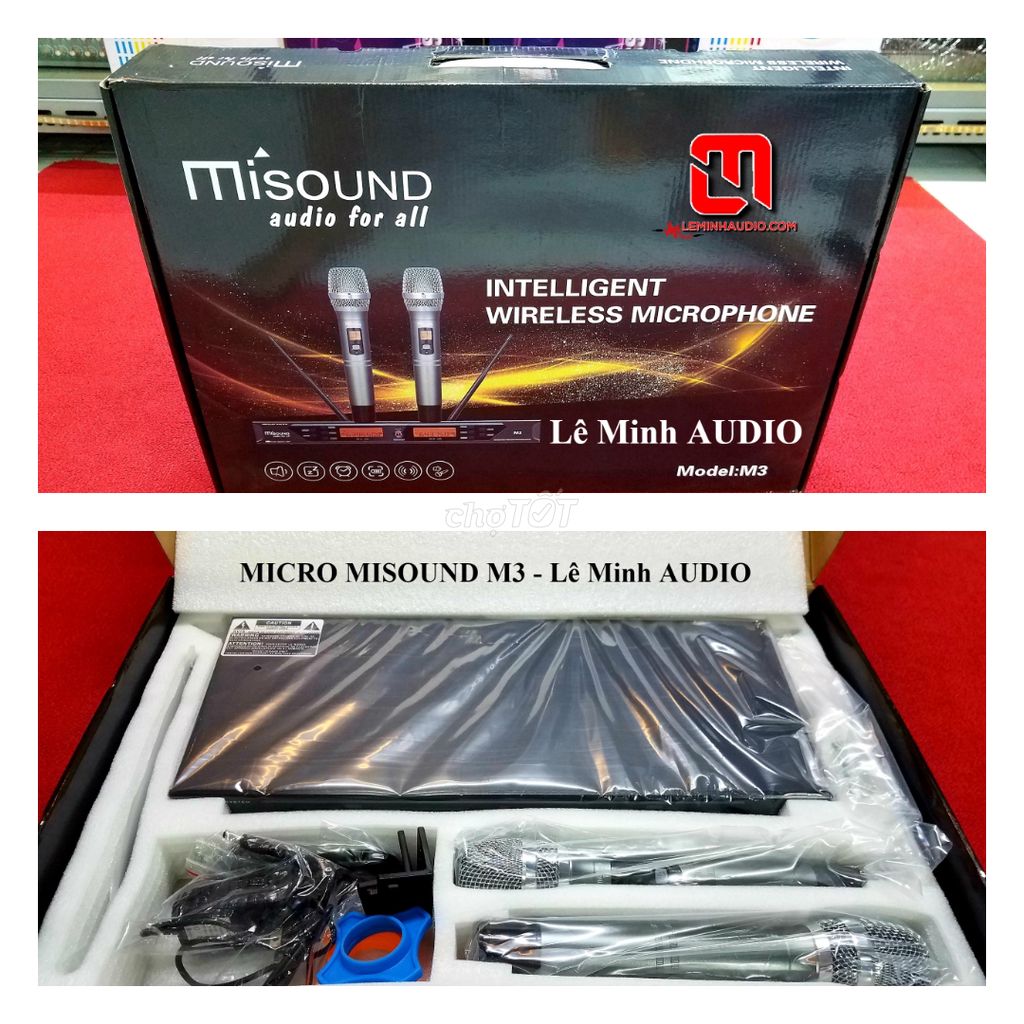 Micro không dây Misound M3 mới 100%