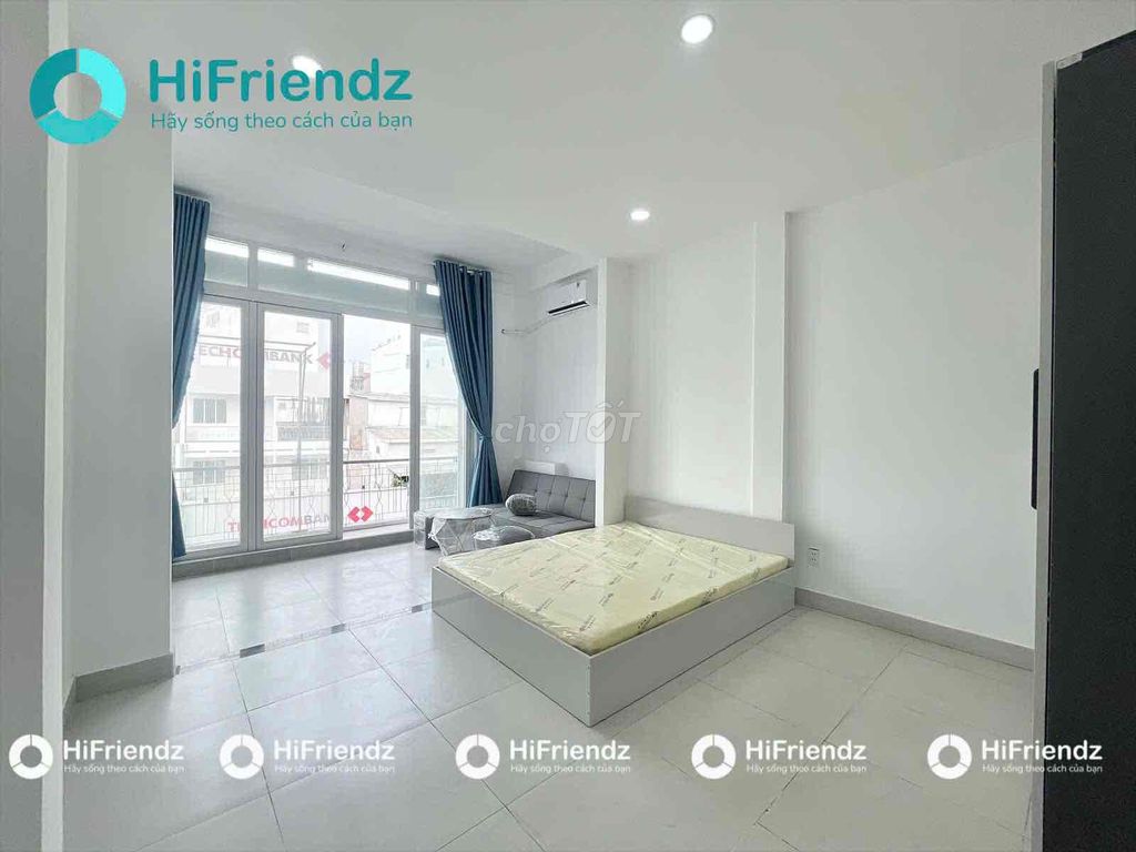 🧧CHDV BAN CÔNG 60M2 LÊ VĂN SỸ - PHÒNG KHÁCH TÁCH BẾP - ảnh 4