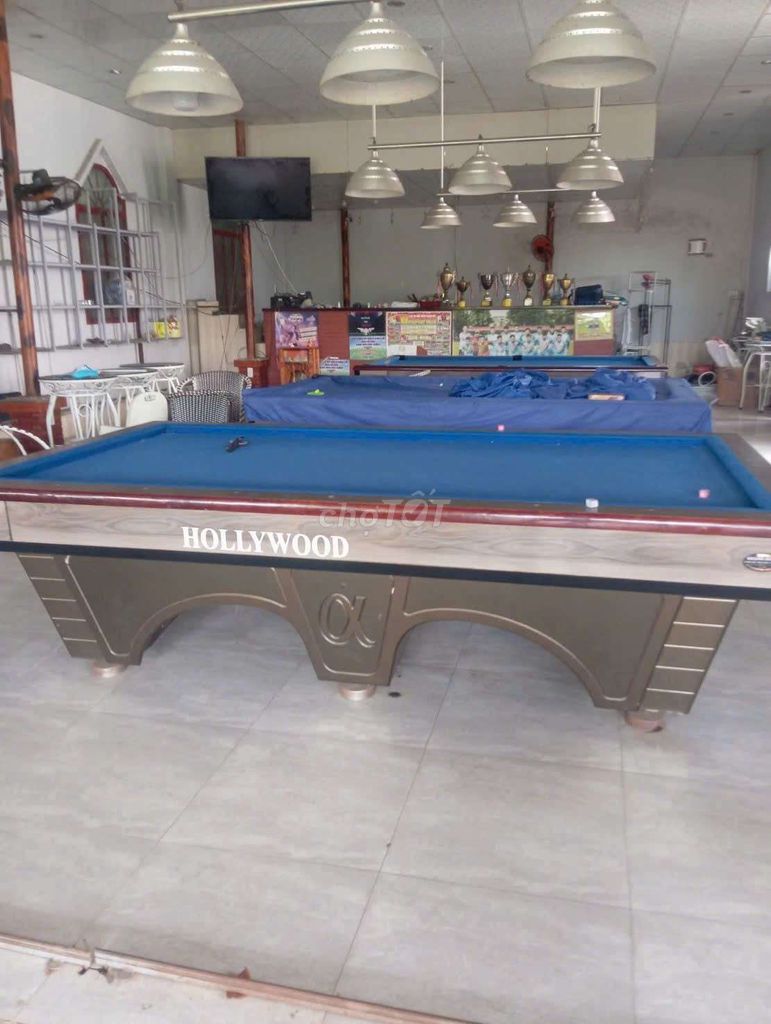 Bàn bida Hollywood Xanh Vàng Đồng