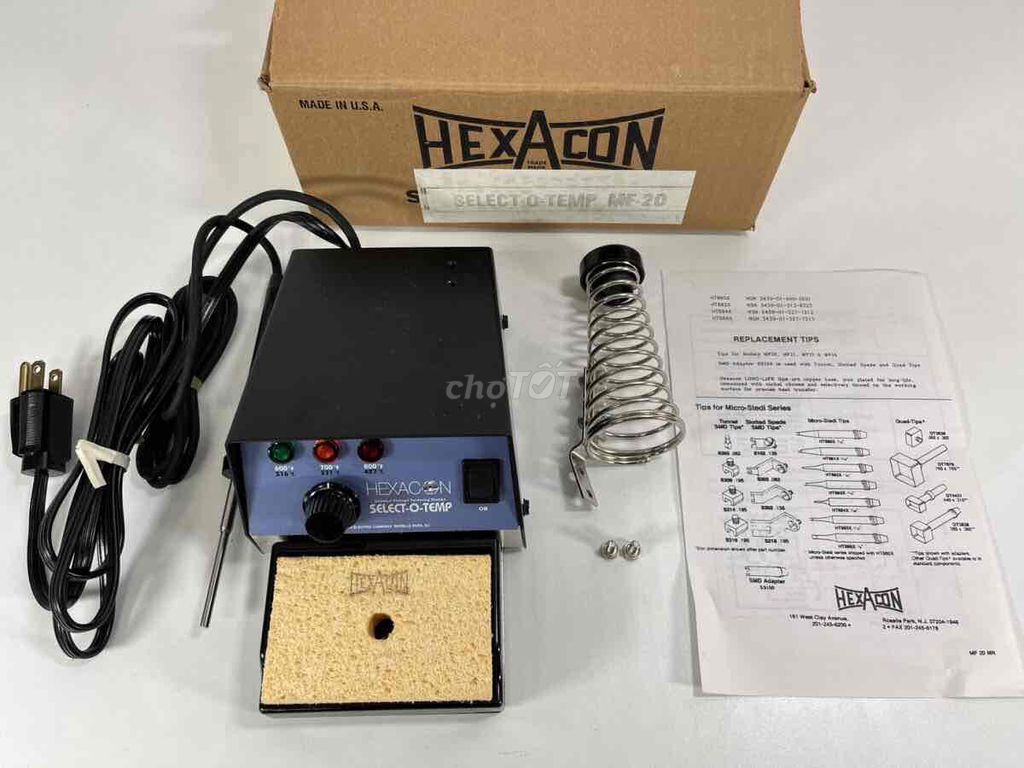 Trạm hàn Hexacon SELECT-O-TEMP MF20 Mới. Mua bán Đồ chuyên dụng, Giống nuôi trồng tại Thành phố Bắc Giang Bắc Giang được đăng bởi Tăng Văn Dương hình 1
