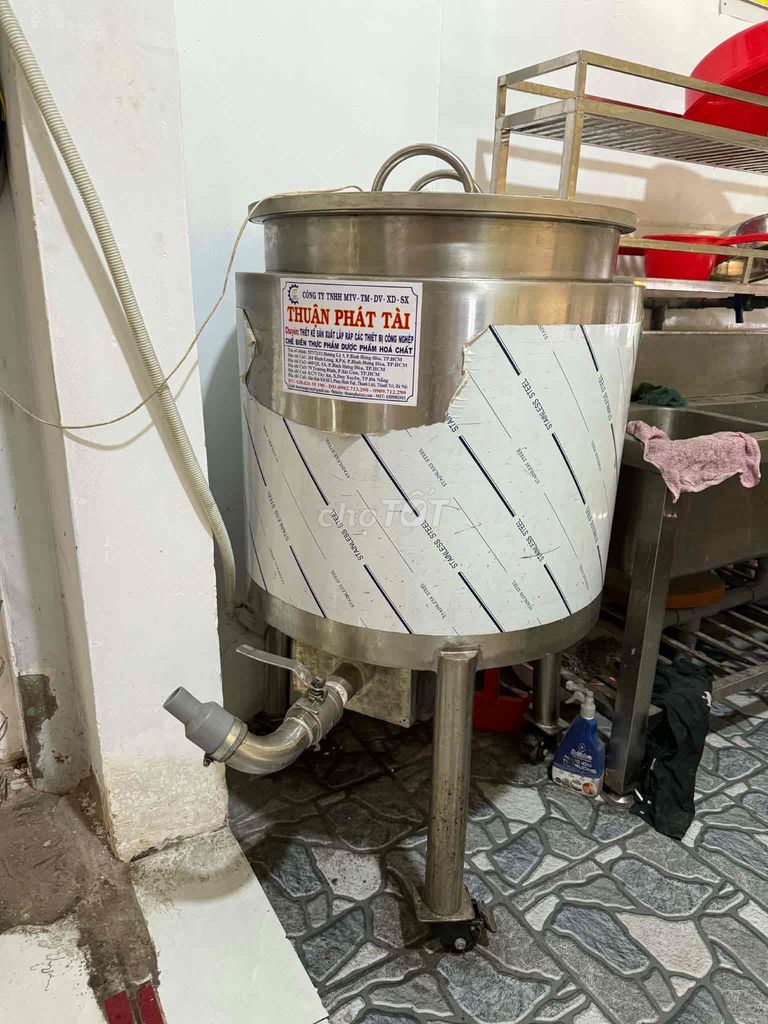 Nồi nấu quán Inox 150L, 30L, 50L 99%. Mua bán Dụng cụ nhà bếp tại Quận Bình Tân Tp Hồ Chí Minh được đăng bởi Hoàng hình 1