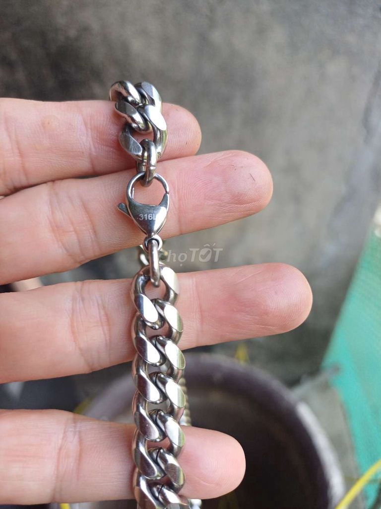 Dây chuyền Nam Inox  53cm. Mua bán Phụ kiện thời trang khác tại Thành phố Đồng Xoài Bình Phước được đăng bởi PN Ngọc Minh hình 1