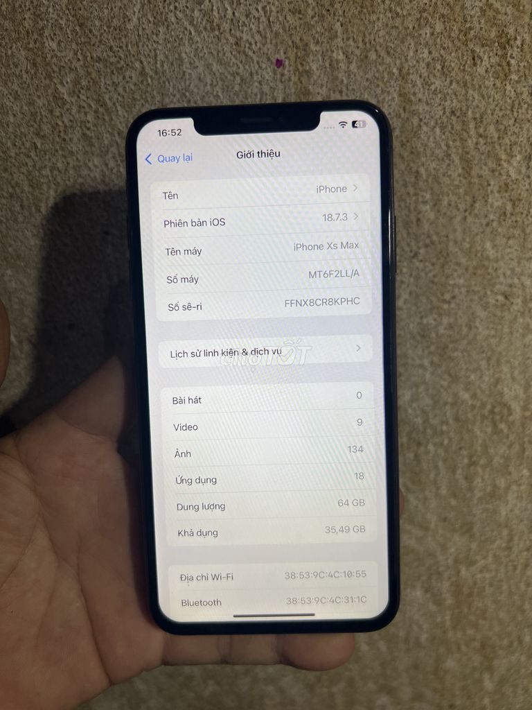 Iphone xsmax quốc tế 64 gb màu đen. Mua bán Điện thoại tại Thành phố Thuận An Bình Dương được đăng bởi đoàn trần phương mai hình 1