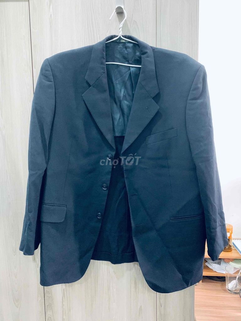 THANH LÝ ÁO KHOÁC BLAZER FORM RỘNG MÀU XANH THAN