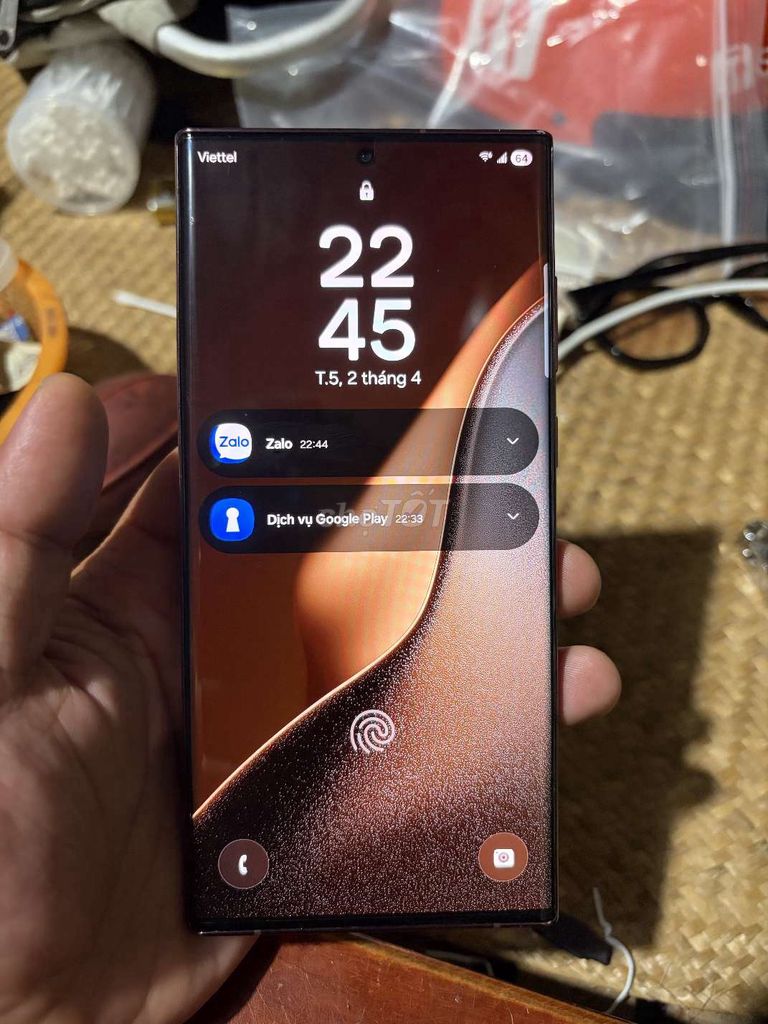 Samsung S22 Ultra 128GB Tím Mỹ. Mua bán Điện thoại tại Thành phố Mỹ Tho Tiền Giang được đăng bởi khanh hình 1