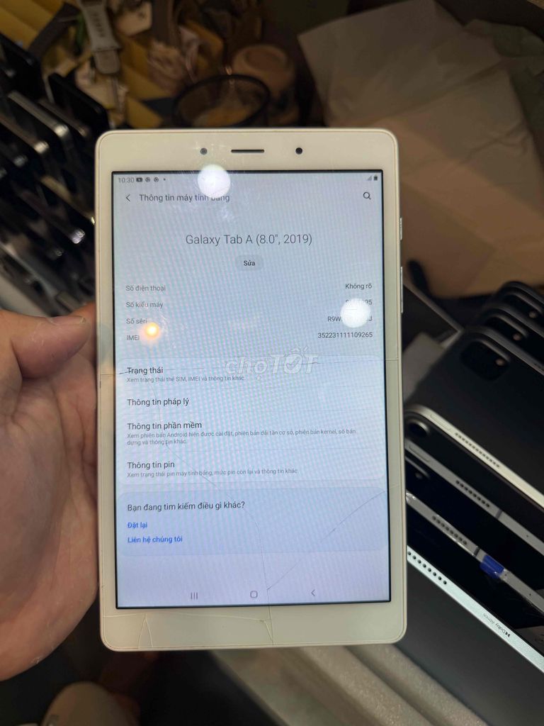 Samsung Galaxy Tab A8 8.0 inch Bạc. Mua bán Máy tính bảng tại Huyện Thanh Trì Hà Nội được đăng bởi Đoàn Xuân Tùng hình 1