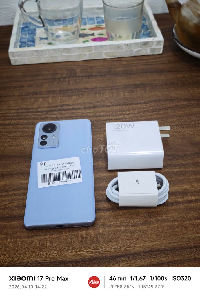 Xiaomi Mi 12 Pro 5G 8/256 Quốc Tế sạc 120w có COD. Mua bán Điện thoại tại Quận Hoàng Mai Hà Nội được đăng bởi Trần Ngọc Hiếu hình 1