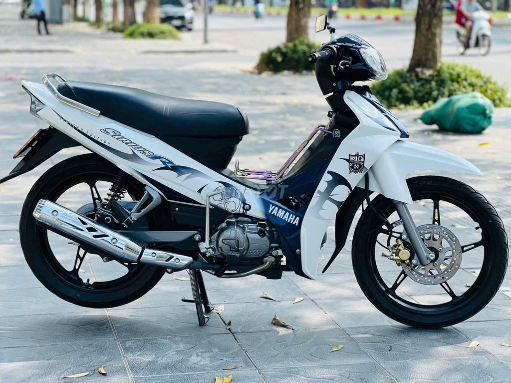 Yamaha Sirius  trắng xanh2023 Chính Chủ Đi ít Bán. Mua bán Xe máy tại Quận Cầu Giấy Hà Nội được đăng bởi TRÍ KIÊN hình 4