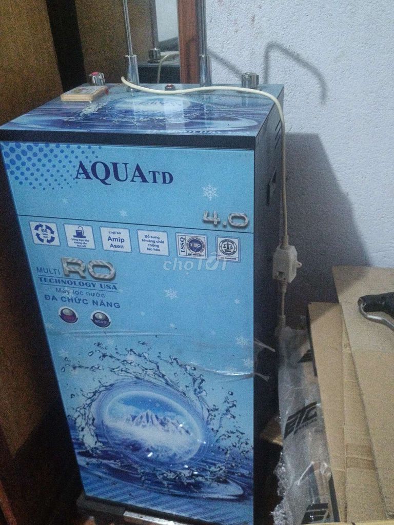 Máy lọc nước RO AQUATD Xanh dương. Mua bán Bếp, lò, đồ điện nhà bếp tại  Bình Phước được đăng bởi Quốc Thiên hình 1