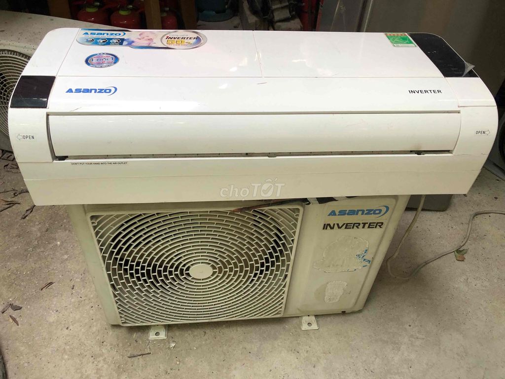 Điều hòa Asanzo 12n Inverter đã sử dụng. Mua bán Máy lạnh, điều hoà tại Quận Tây Hồ Hà Nội được đăng bởi Quang minh hình 1