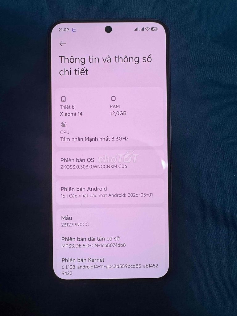 Xiaomi 14 12/256GB zin Rom quốc tế. Mua bán Điện thoại tại Quận Bình Thuỷ Cần Thơ được đăng bởi Evan hình 1