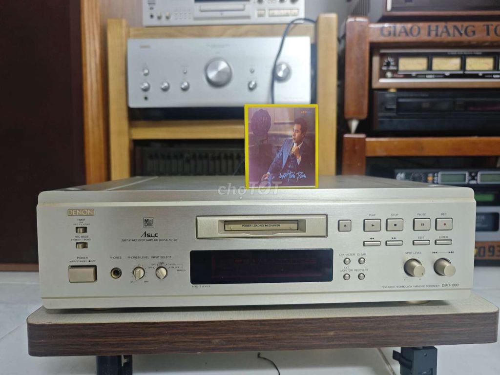 Đầu MD Denon DMD-1000 Vàng nhạt đẹp xuất sắc . Mua bán Tivi, Âm thanh tại Quận 12 Tp Hồ Chí Minh được đăng bởi âm thanh bãi uy tín hình 1