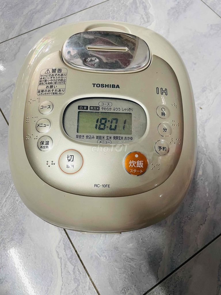 Nồi cơm điện Toshiba RC-10FE 1 lít Kem. Mua bán Bếp, lò, đồ điện nhà bếp tại Quận Bình Tân Tp Hồ Chí Minh được đăng bởi Nguyễn Văn Minh hình 1