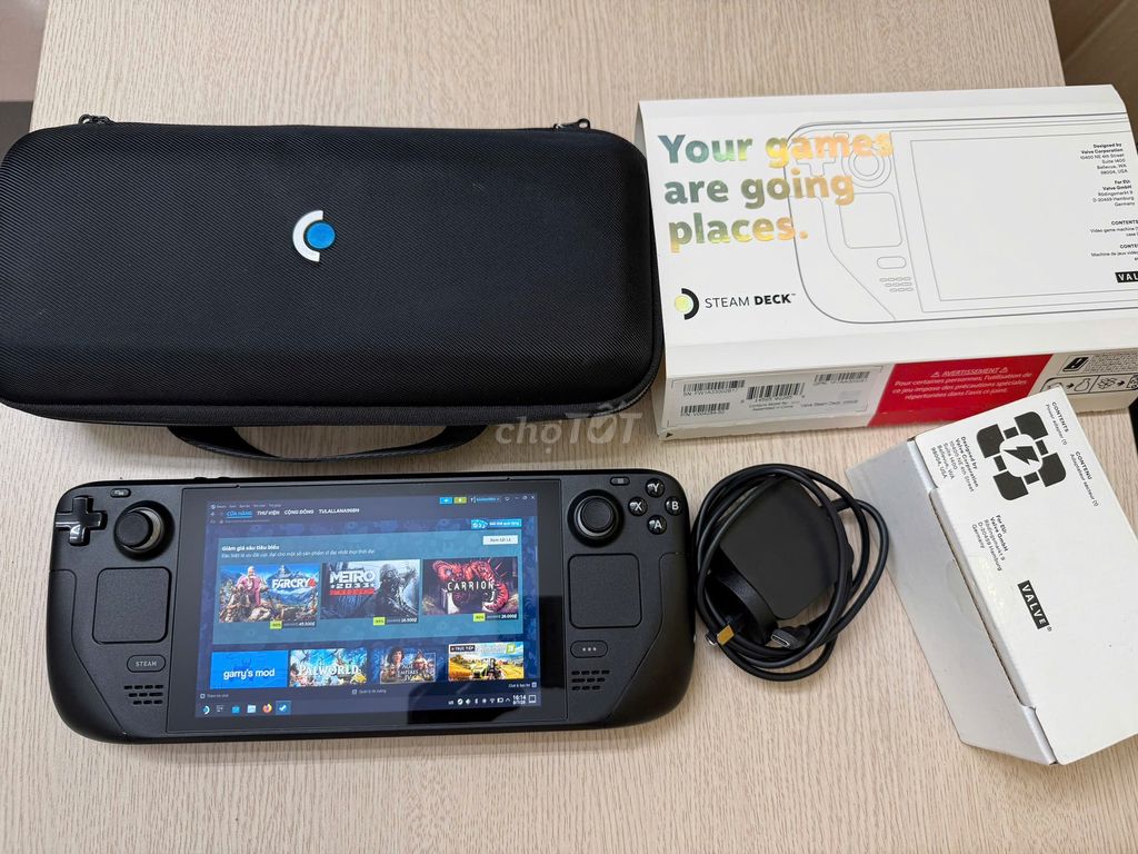 Máy chơi game Steam Deck LCD 256GB PIN 100% KENG. Mua bán Thiết bị chơi game tại Quận Đống Đa Hà Nội được đăng bởi NHẬT LỆ CAMERA hình 1