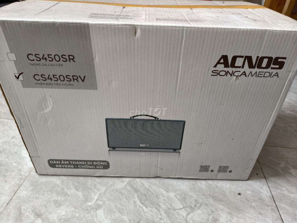 Loa karaoke Acnos CS450SRV Đen Như mới. Mua bán Tivi, Âm thanh tại Quận Gò Vấp Tp Hồ Chí Minh được đăng bởi Thiết Bị Lọc Nước hình 1