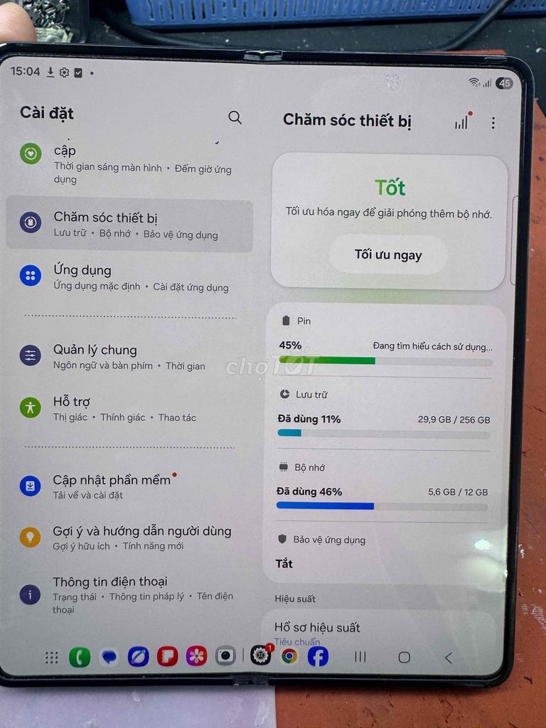 Samsung Galaxy Z Fold4 256GB Đen. Mua bán Điện thoại tại Quận 6 Tp Hồ Chí Minh được đăng bởi Gia Hưng hình 1