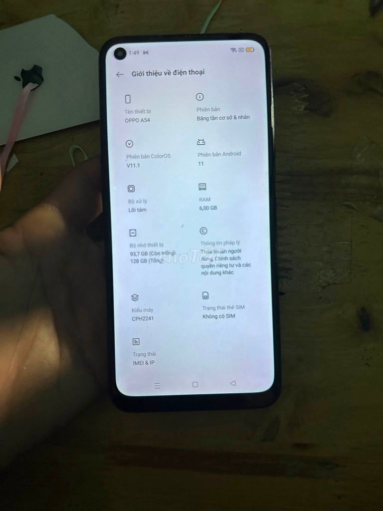 Oppo A54 128GB Đen. Mua bán Điện thoại tại Quận 5 Tp Hồ Chí Minh được đăng bởi Hội Đồ Điện Tử hình 1