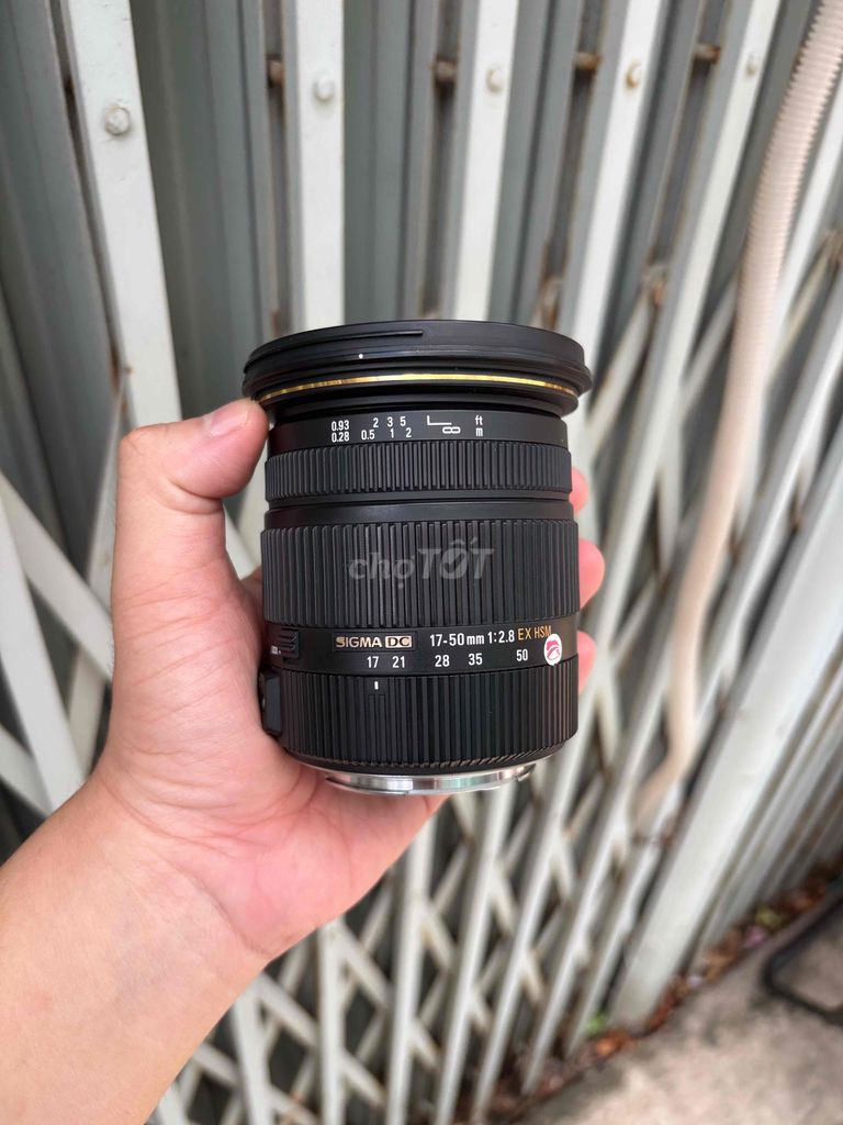 Ống kính Sigma 17-50mm f2.8 Đen. Mua bán Máy ảnh, Máy quay tại Quận Phú Nhuận Tp Hồ Chí Minh được đăng bởi Lam Vy  hình 1