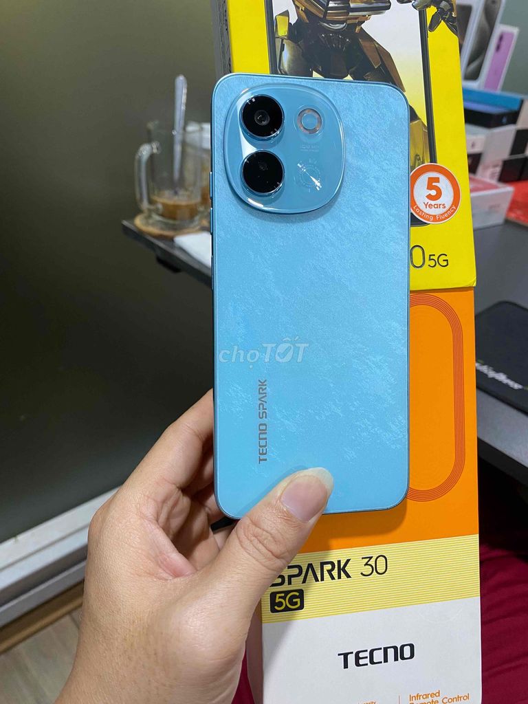 Tecno Spark 30 5G 128GB Fullbox Đẹp 99%. Mua bán Điện thoại tại Quận Tân Bình Tp Hồ Chí Minh được đăng bởi TT hình 1