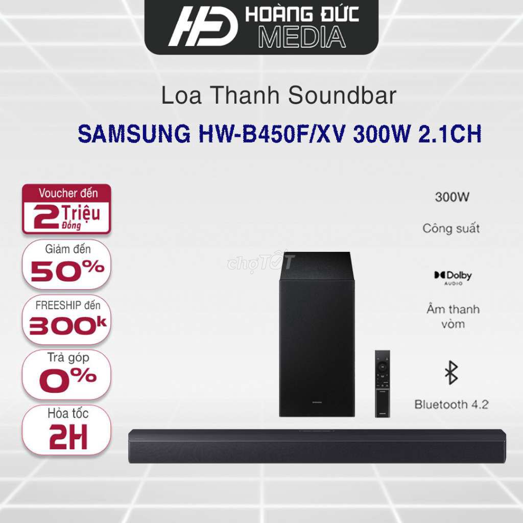 Loa thanh Soundbar Samsung HW-B450F/XV. Mua bán Tivi, Âm thanh tại Thành phố Thủ Đức Tp Hồ Chí Minh được đăng bởi Quốc Phong hình 1