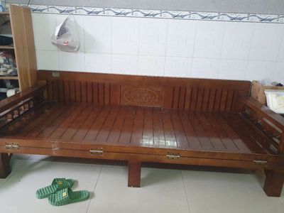Giường xếp gọn gỗ ốc chó 2m x 1m6. Mua bán Giường, chăn ga gối nệm tại Quận Ninh Kiều Cần Thơ được đăng bởi LỘC PHÁT