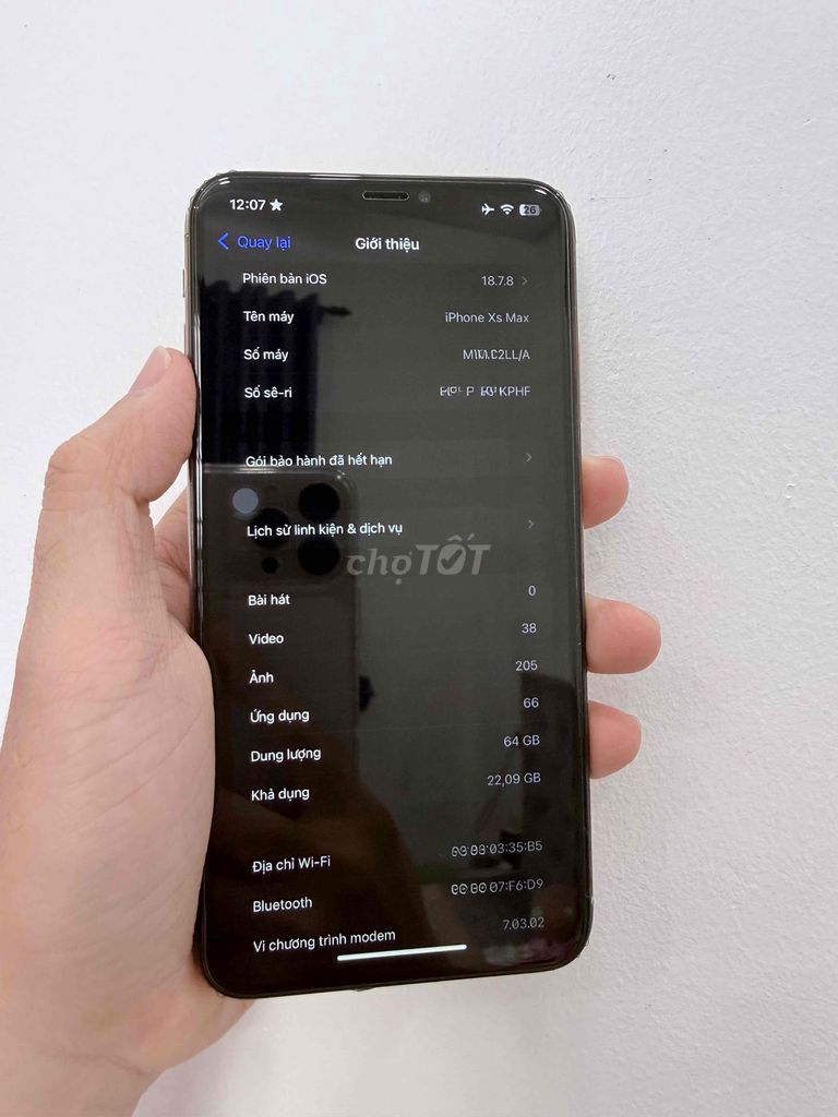 iPhone XSMax 64GB Vàng quốc tế đẹp full cn. Mua bán Điện thoại tại Thành phố Vĩnh Long Vĩnh Long được đăng bởi BP hình 1