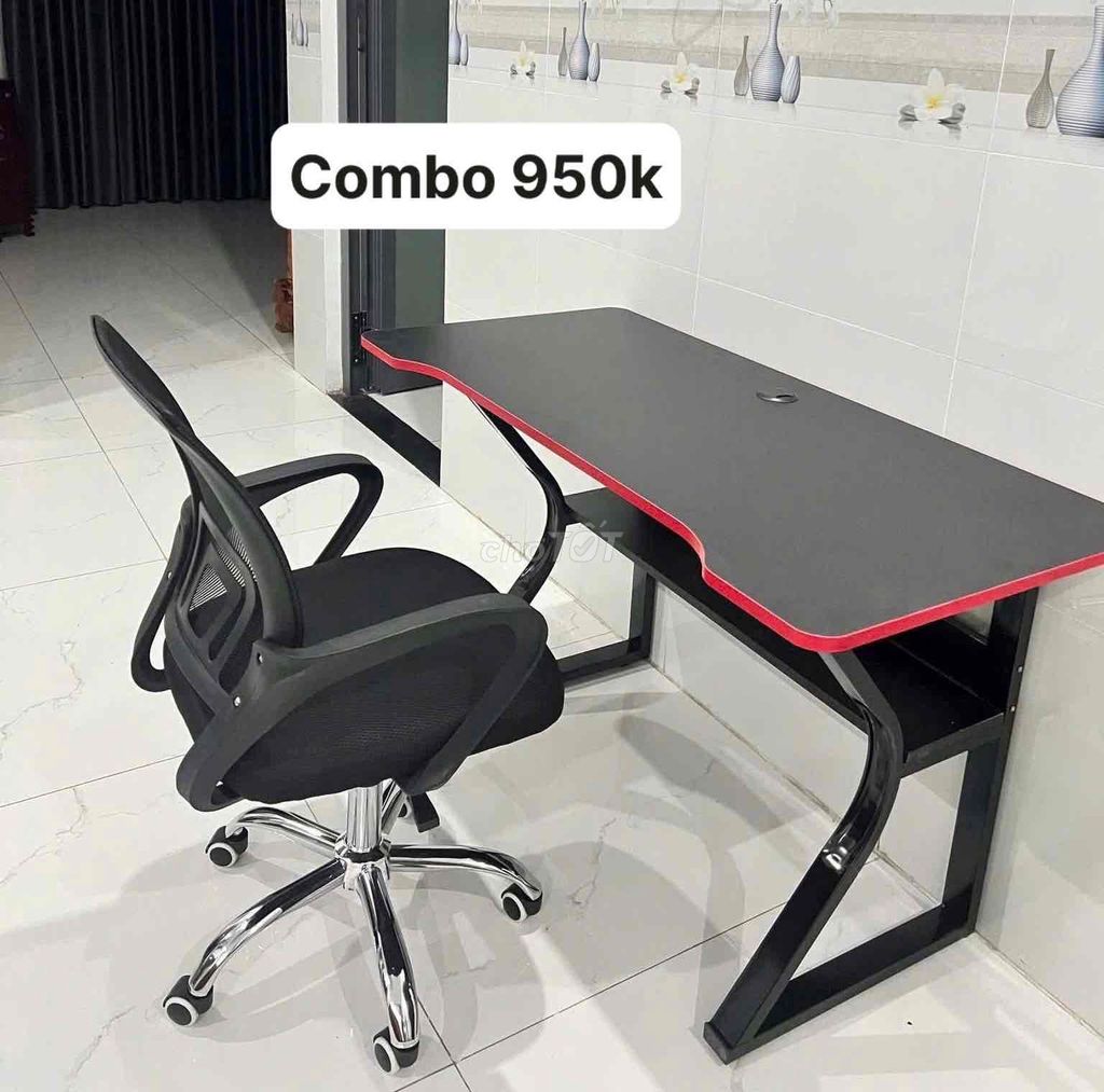 Bàn gaming gỗ kim loại 1m2x60x75. Mua bán Bàn ghế tại Thành phố Thủ Dầu Một Bình Dương được đăng bởi Minh chương hình 1