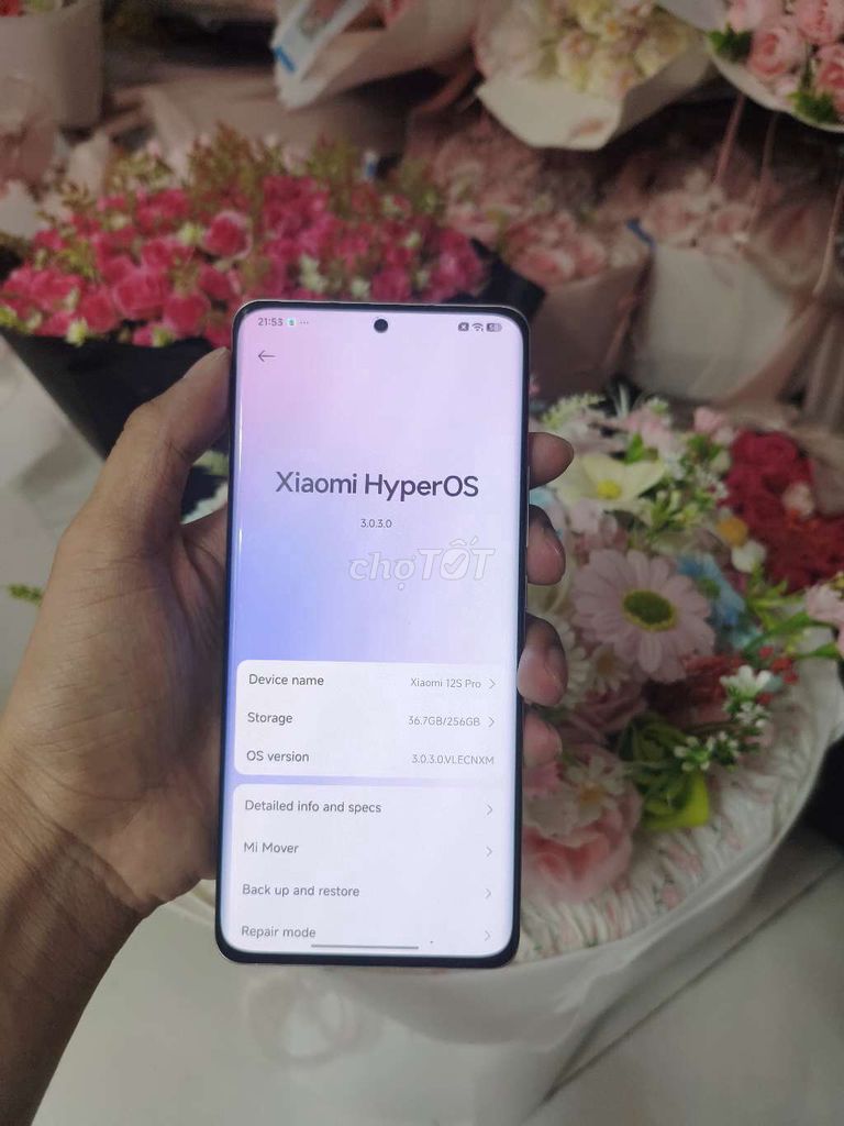 Xiaomi 12s Pro 5G 256GB Trắng Đẹp 98-99%. Mua bán Điện thoại tại Quận Ninh Kiều Cần Thơ được đăng bởi Nhân hình 1