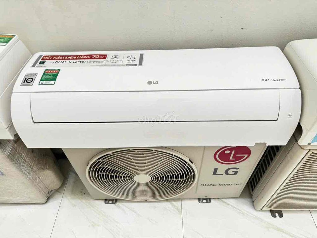 MÁY LẠNH LG 1,5hp INVETER MỚI 95-98% . bao zin 100