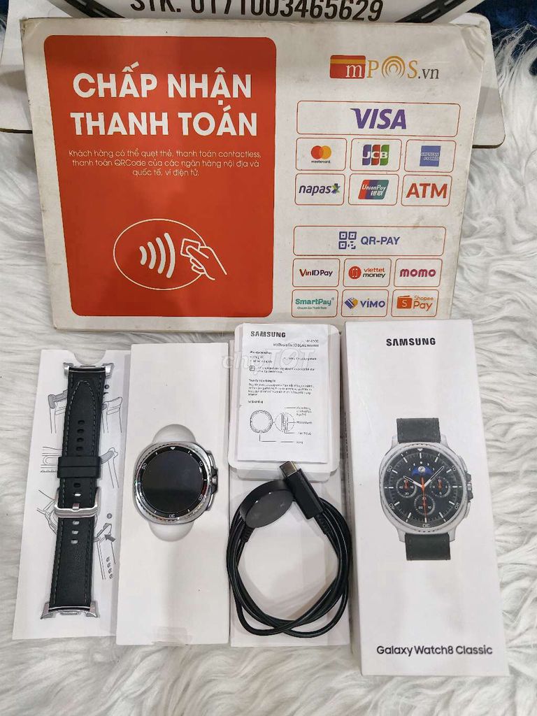 Samsung Watch 8 Classic 46mm Đen. Mua bán Thiết bị đeo thông minh tại Quận Tân Phú Tp Hồ Chí Minh được đăng bởi Phan Tấn SmartWatch hình 1