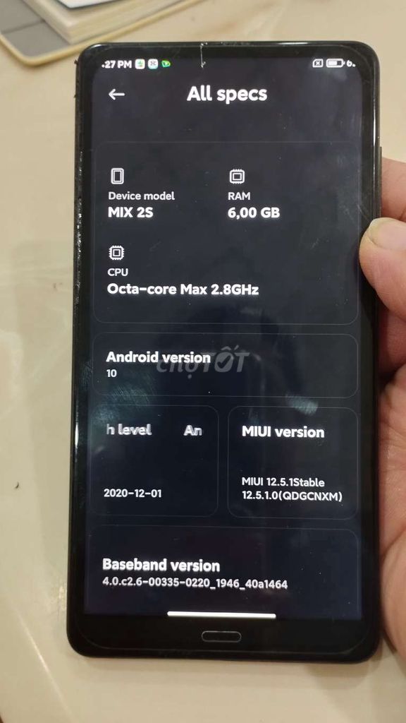 Mi mix 2s