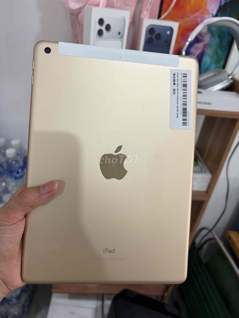 Apple iPad Gen 5 32GB Vàng 4G Wifi. Mua bán Máy tính bảng tại Quận Thanh Khê Đà Nẵng được đăng bởi Le Dang hình 1