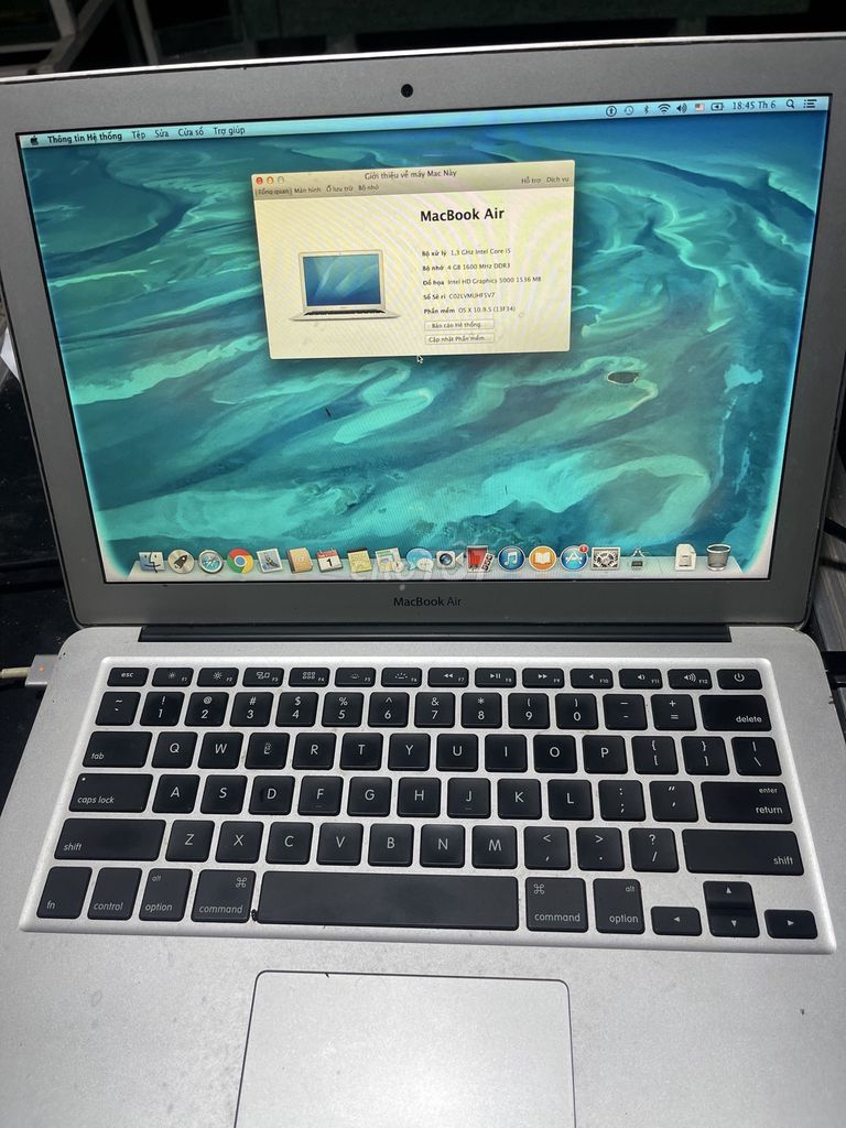 Apple MacBook Air i5 4GB SSD Bạc. Mua bán Laptop tại Huyện Củ Chi Tp Hồ Chí Minh được đăng bởi chau hình 1