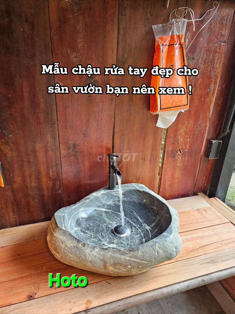 Chậu đá tuyết sơn trang trí sân vườn, tiểu cảnh