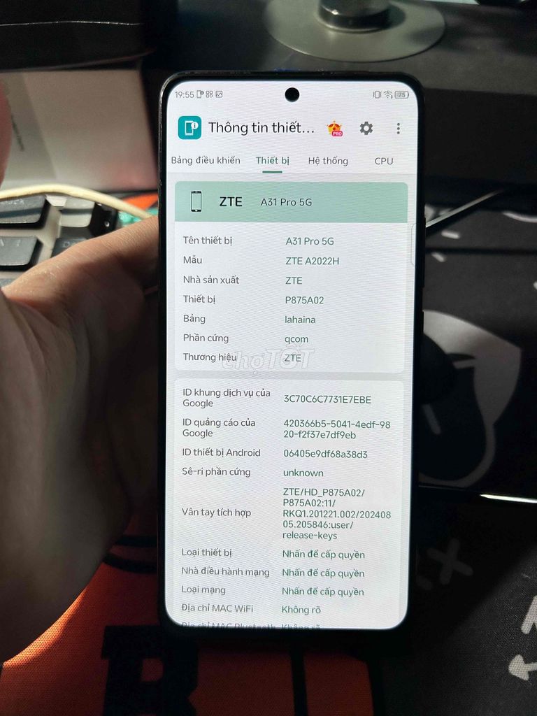 ZTE AXON 30 PRO 5G 128GB Mới 97-98%. Mua bán Điện thoại tại Thành phố Qui Nhơn Bình Định được đăng bởi tuan anh hình 1