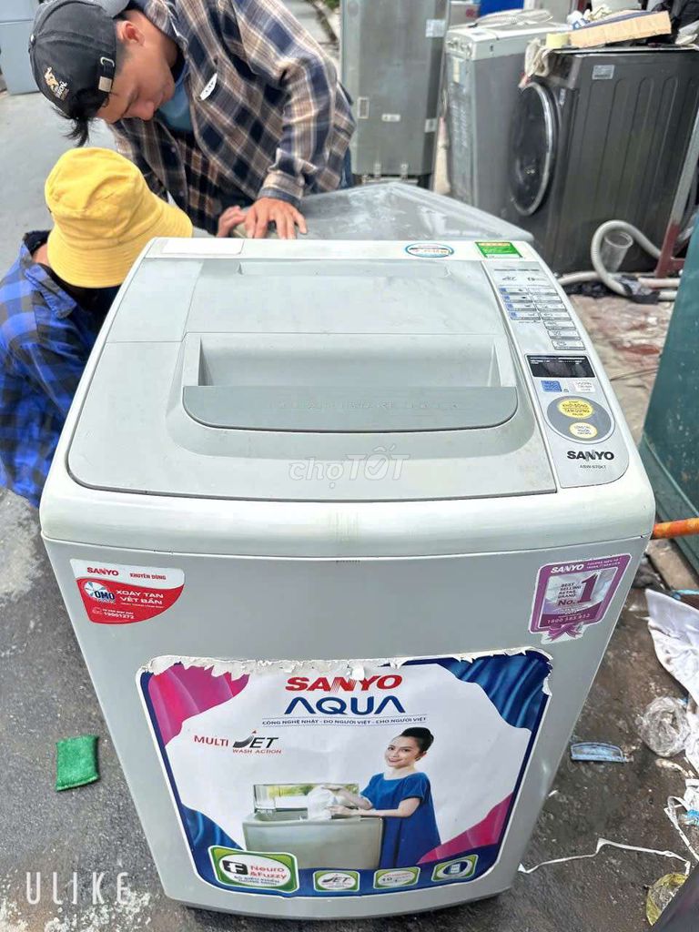 Máy giặt Aqua 7kg Trắng. Mua bán Máy giặt tại Quận Ninh Kiều Cần Thơ được đăng bởi Hữu Nghị Mua Bán Mặt Hàng Điện Lạnh hình 1