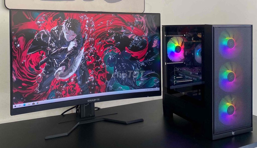 PC B560M/i5 10400F/16Gb/RTX 3050/27” cong 165Hz. Mua bán Máy tính để bàn tại Thành phố Tây Ninh Tây Ninh được đăng bởi Vi Tính PNT hình 1