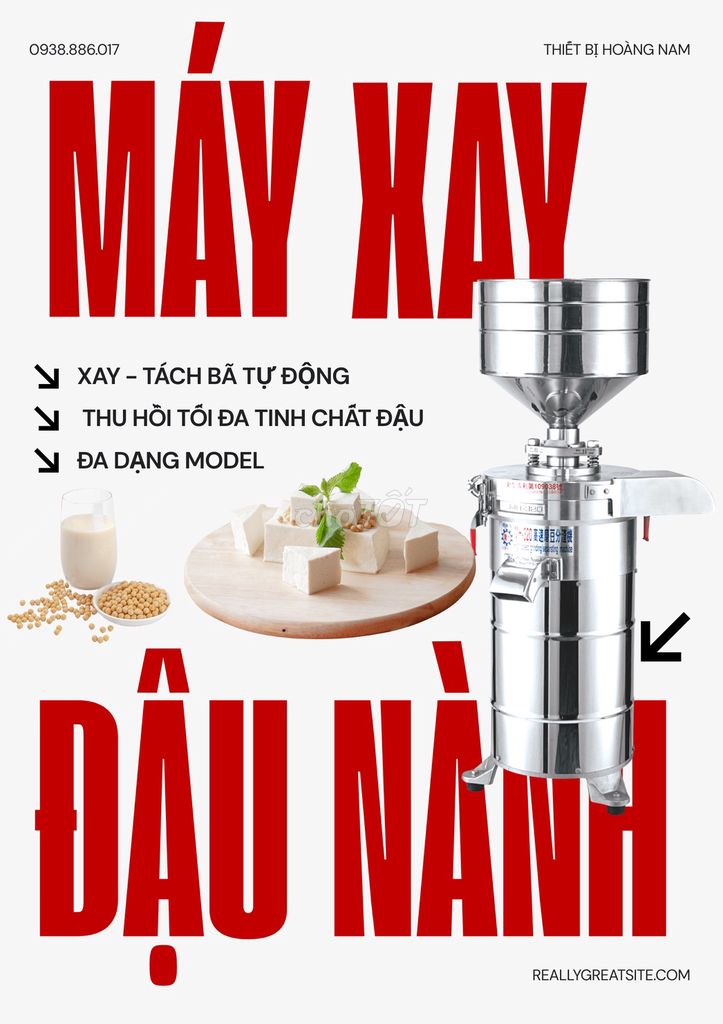 Máy xay đậu nành Hoàng Nam Inox tách bã tự động. Mua bán Bếp, lò, đồ điện nhà bếp tại Quận 12 Tp Hồ Chí Minh được đăng bởi Thiết bị Hoàng Nam hình 1