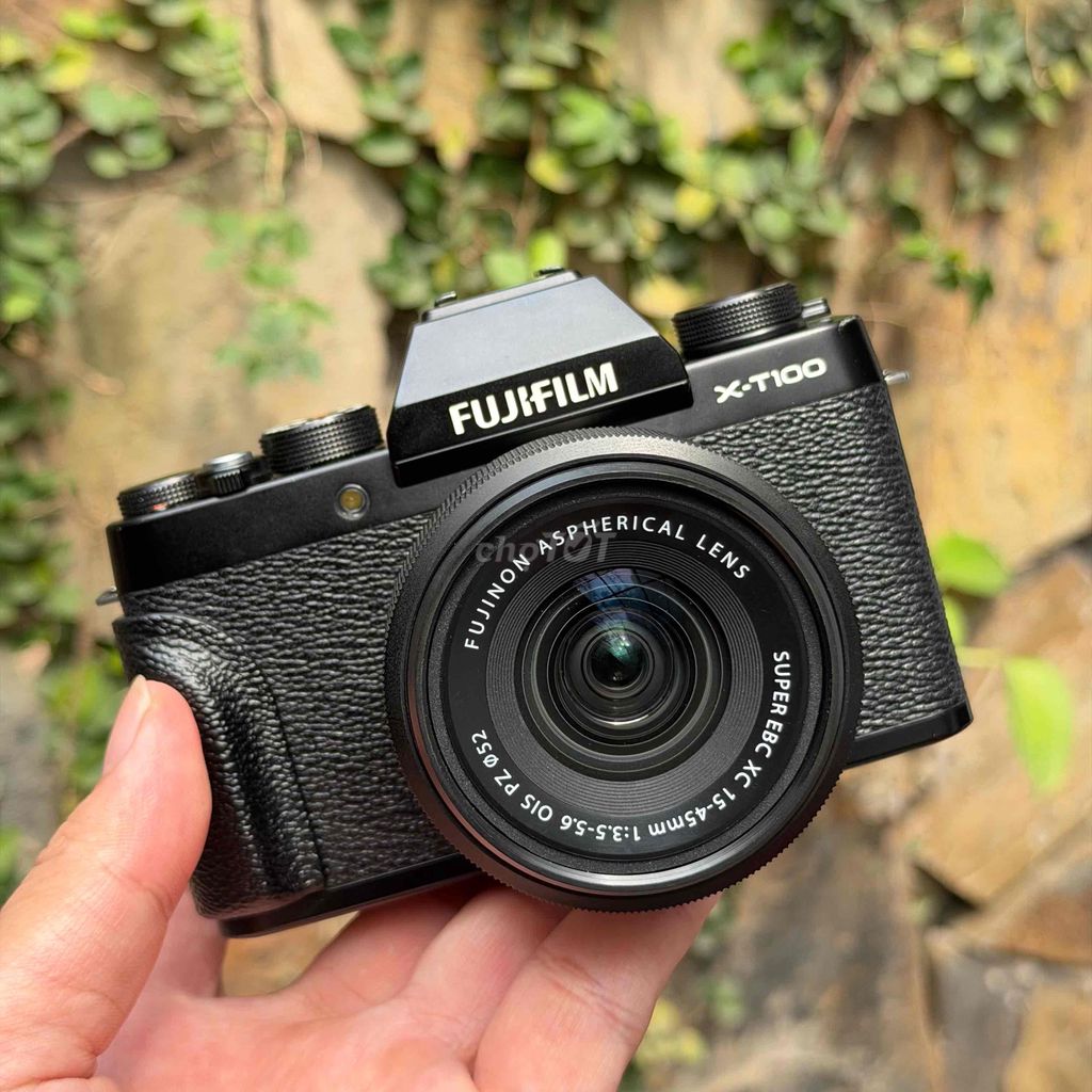 Fujifilm X-T100 kèm XC 15-45 full black đẹp keng. Mua bán Máy ảnh, Máy quay tại Quận Hai Bà Trưng Hà Nội được đăng bởi Quang Huy hình 1