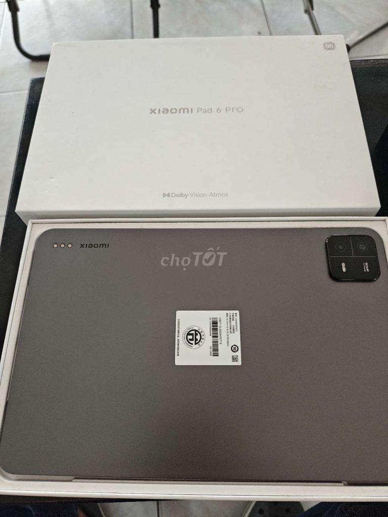 Xiaomi Pad 6 Pro 8GB/128GB rom Miui 14  fullbox. Mua bán Máy tính bảng tại Quận 10 Tp Hồ Chí Minh được đăng bởi NKhang hình 1