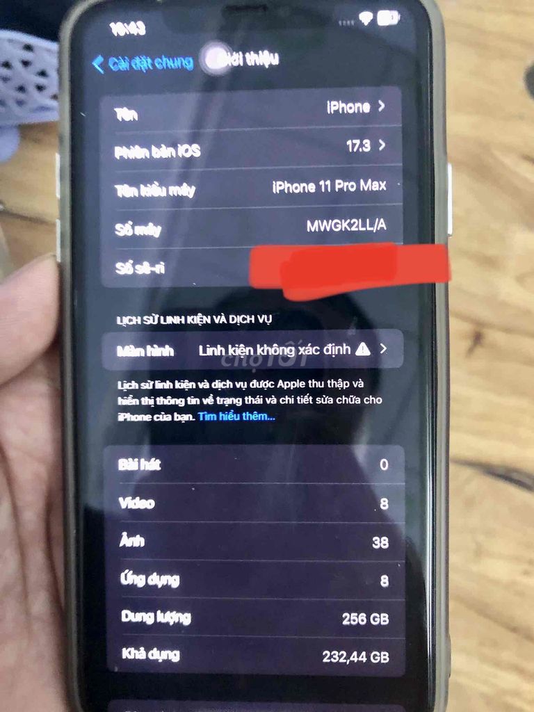 Apple iPhone 11 Pro Max 256GB Xám. Mua bán Điện thoại tại Huyện Cần Giuộc Long An được đăng bởi Phạm hưng hình 1