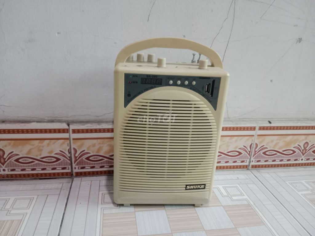 Loa kéo Shuke Di động màu Kem. Mua bán Tivi, Âm thanh tại Huyện Hóc Môn Tp Hồ Chí Minh được đăng bởi Việt khoa Trần hình 1