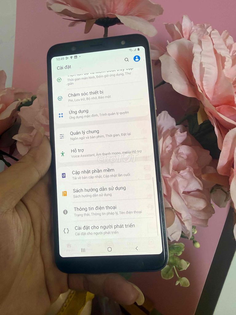 Samsung Galaxy A6 Plus Vàng 2 SIM. Mua bán Điện thoại tại Thành phố Tân An Long An được đăng bởi mua xin alo no SMS hình 1