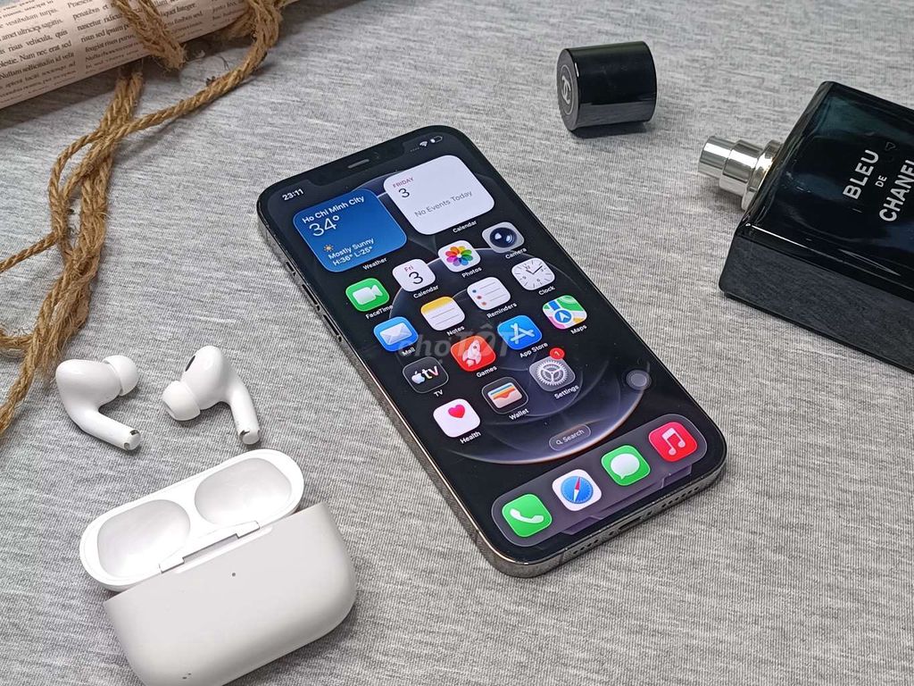 iPhone 12 Promax 128gb zin, camera đẹp, bh 3th ạ. Mua bán Điện thoại tại Thành phố Long Xuyên An Giang được đăng bởi Trung Mobile  hình 1